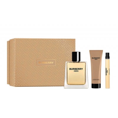 Hero Burberry kit Masculino 100ml + caneta 10ml + shower gel 75ml