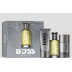 KIT Hugo Boss Bottled Masculino EDT 100ml + Gel de Banho 100ml + Desodorante Stick 75ml