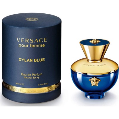 Versace- Dylan Blue Pour Femme - Perfume Feminino, Eau De Parfum, 100 Ml