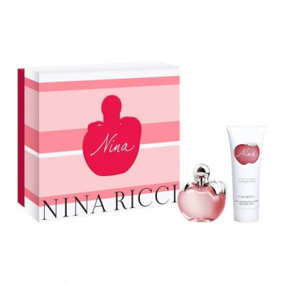 Kit Coffret Nina Ricci Nina Feminino Eau de Toilette 80ml + Loção Corporal 100ml