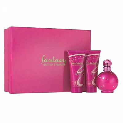 KIT - Fantasy Britney Spears 100ml Edp + Hidrat.100ml + Sab. liquido 100ml